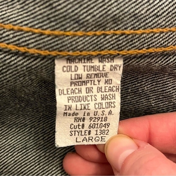 Juicy Couture Jeans Dark Blue Denim Jacket Size Large - Picture 5 of 7